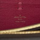 AAA Replica Louis Vuitton LV CLEMENCE LONG WALLET MONOGRAM CANVAS FUCHSIA