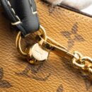 AAA Replica Louis Vuitton LV SQUARE BAG MONOGRAM REVERSE CANVAS GHW