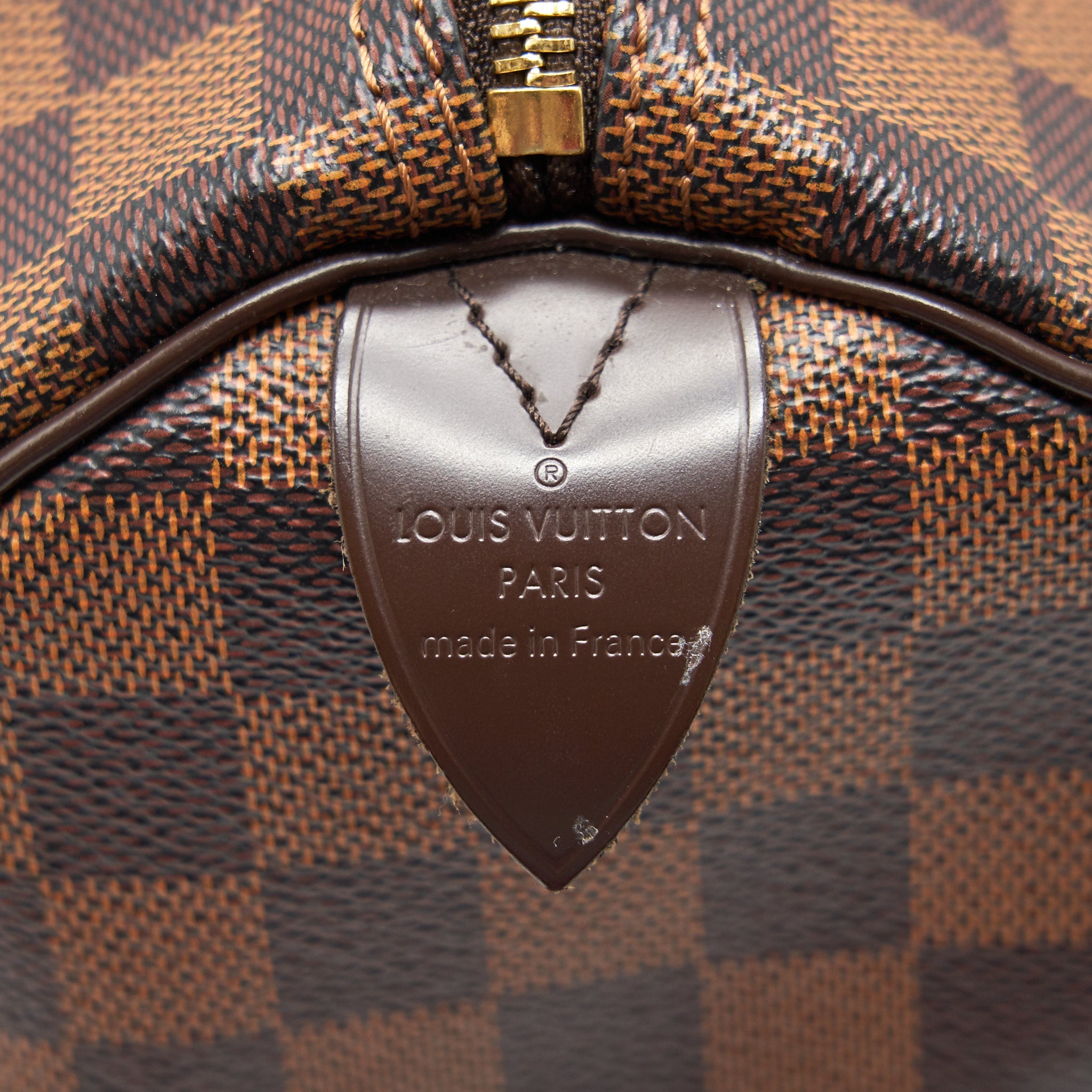 AAA Replica Louis Vuitton LV SPEEDY 30 DAMIER EBENE CANVAS