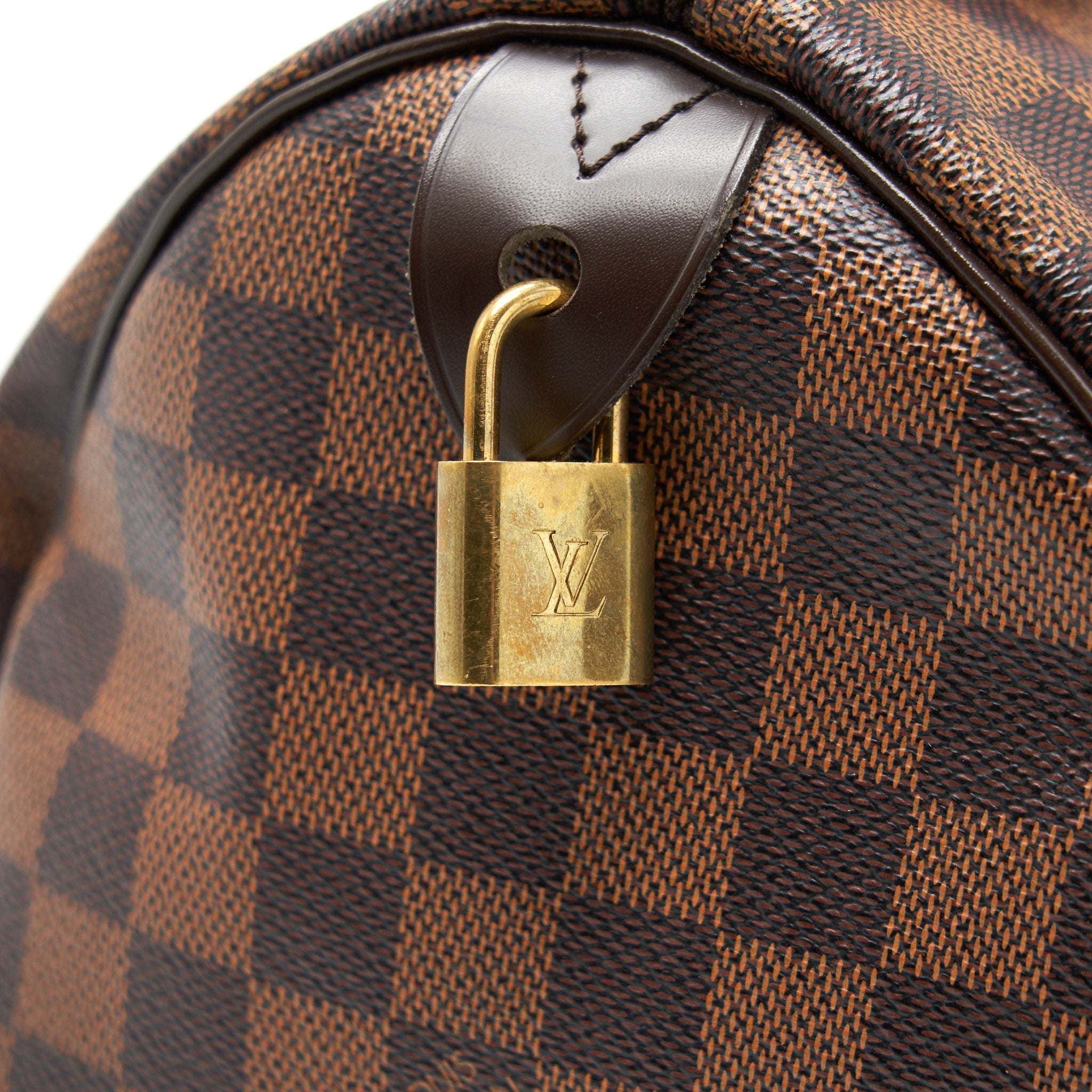 AAA Replica Louis Vuitton LV SPEEDY 30 DAMIER EBENE CANVAS