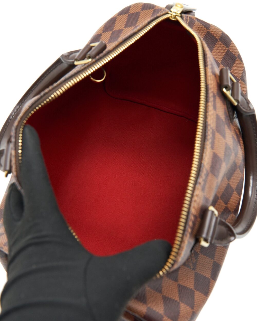 AAA Replica Louis Vuitton LV SPEEDY 30 DAMIER EBENE CANVAS
