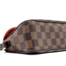 AAA Replica Louis Vuitton LV VINTAGE FLAP SHOULDER BAG DAMIER EBENE GHW