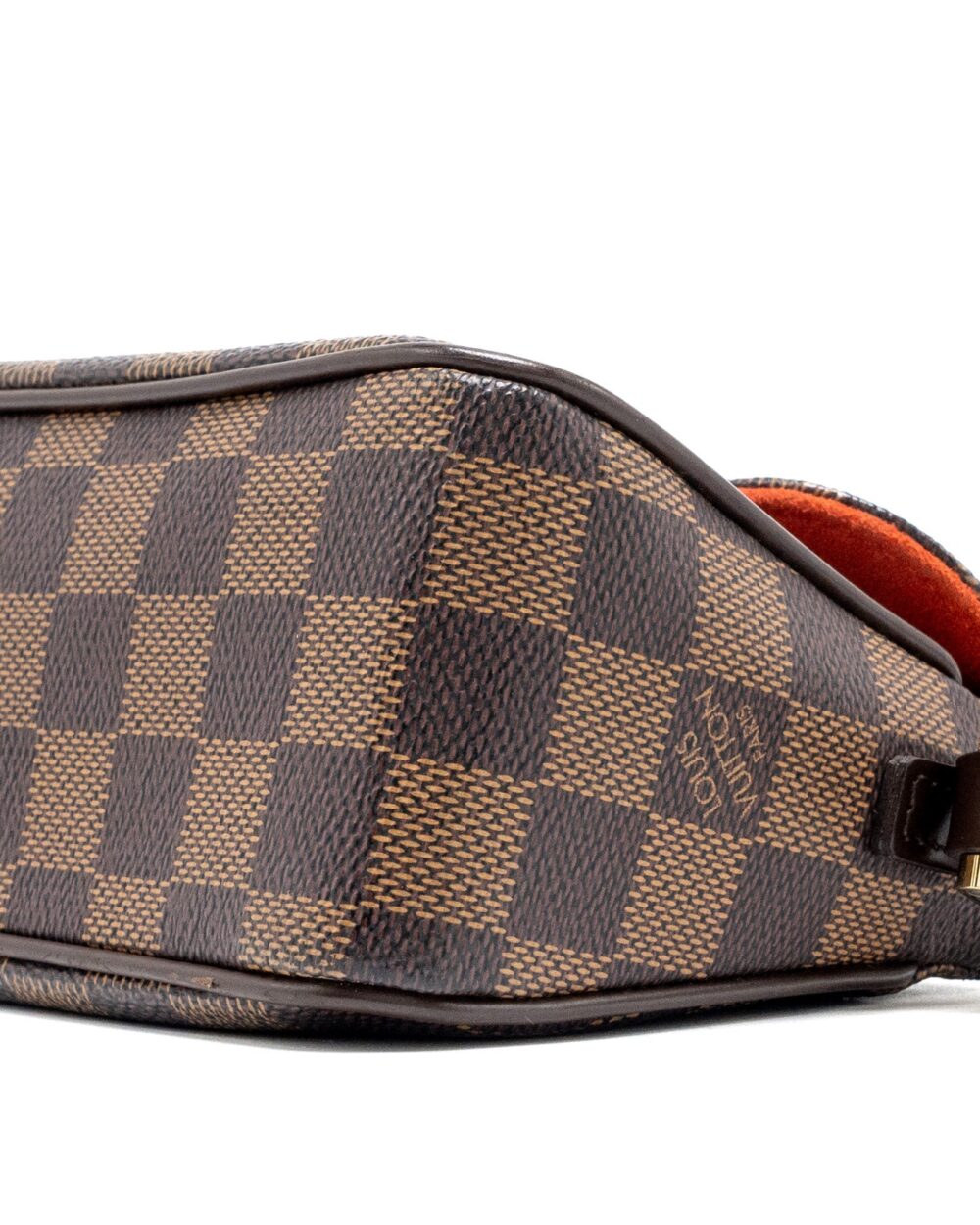 AAA Replica Louis Vuitton LV VINTAGE FLAP SHOULDER BAG DAMIER EBENE GHW