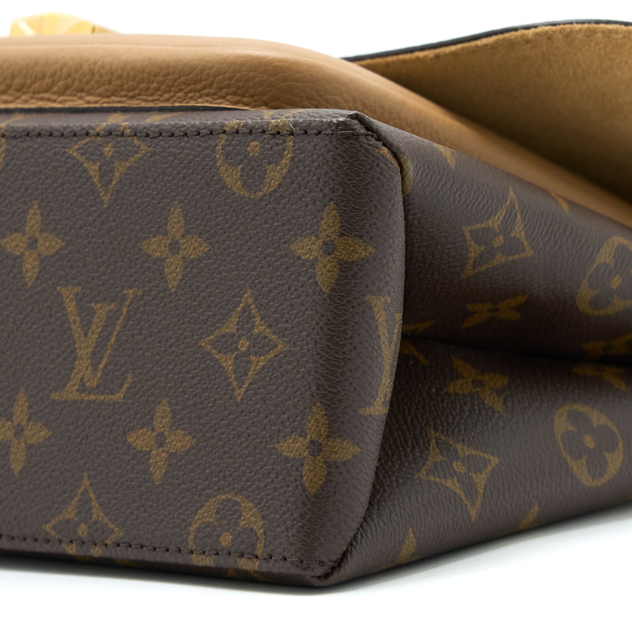 AAA Replica Louis Vuitton LV MARIGNAN TOP HANDLE MESSENGER BAG MONOGRAM CANVAS BROWN GHW