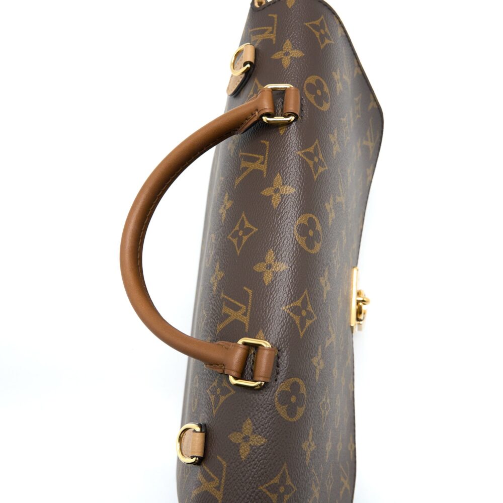 AAA Replica Louis Vuitton LV MARIGNAN TOP HANDLE MESSENGER BAG MONOGRAM CANVAS BROWN GHW