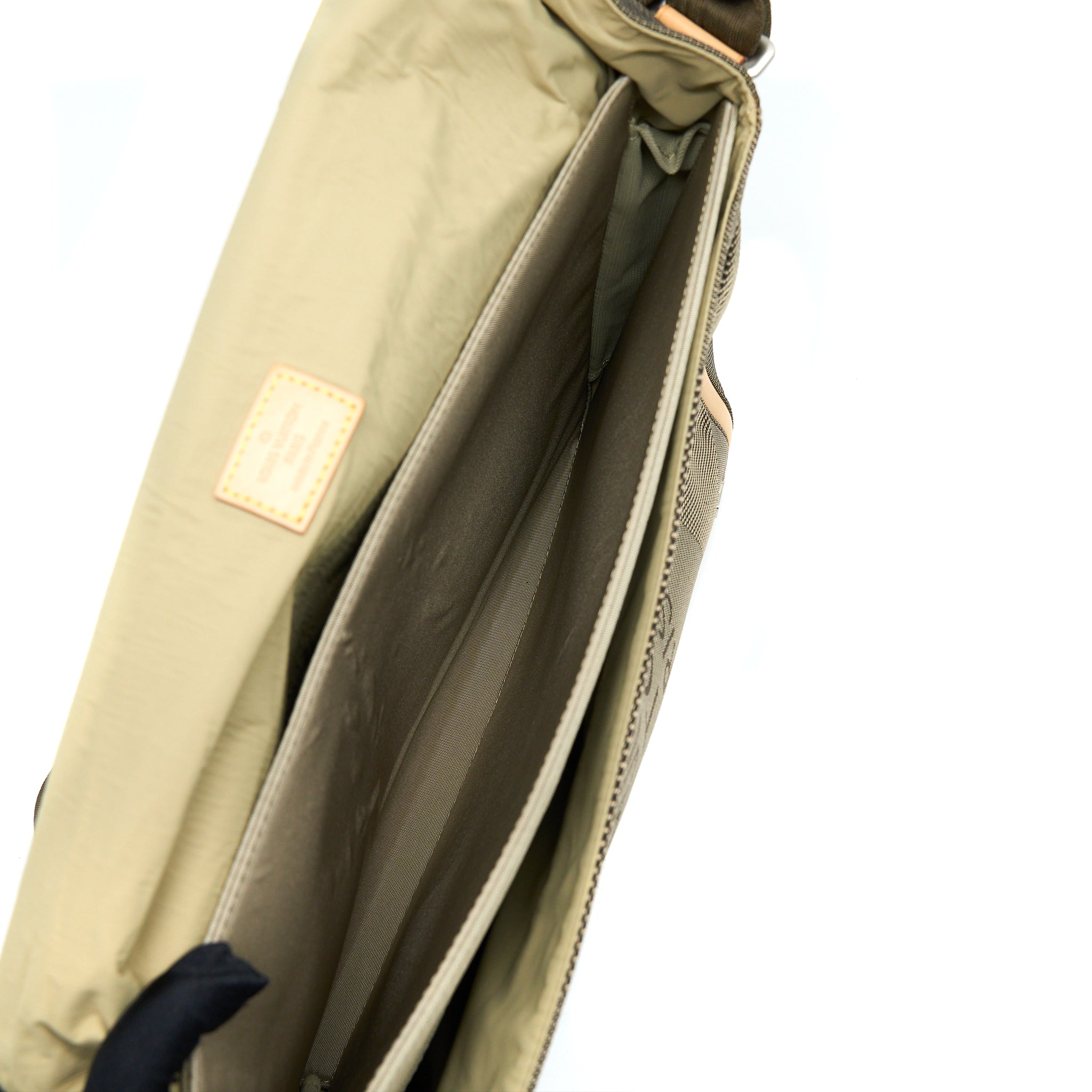 AAA Replica Louis Vuitton LV MESSENGER BAG FABRIC/BEIGE LEATHER MULTICOLOUR GHW