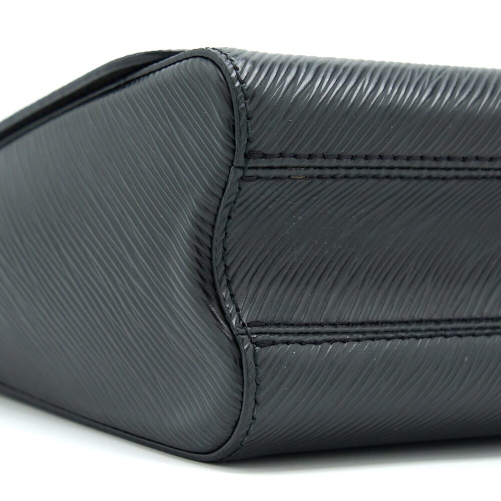 AAA Replica Louis Vuitton LV TWIST MM EPI BLACK GHW