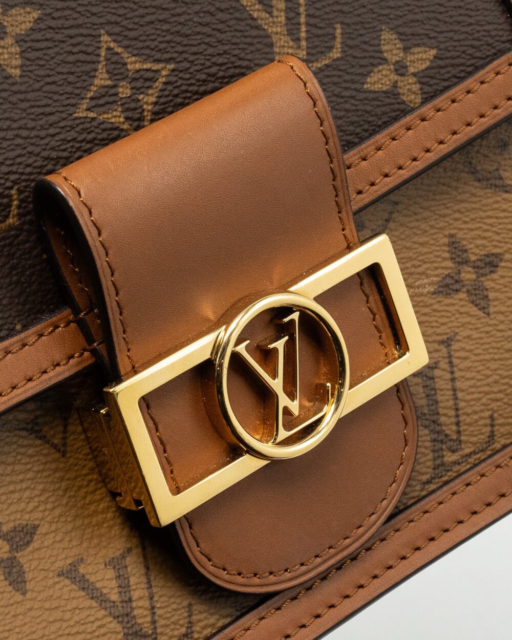 AAA Replica Louis Vuitton LV MINI DAUPHINE MONOGRAM CANVAS GHW