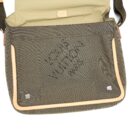 AAA Replica Louis Vuitton LV MESSENGER BAG FABRIC/BEIGE LEATHER MULTICOLOUR GHW