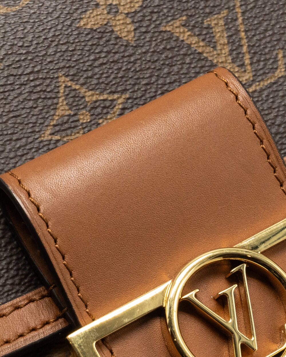 AAA Replica Louis Vuitton LV MINI DAUPHINE MONOGRAM CANVAS GHW