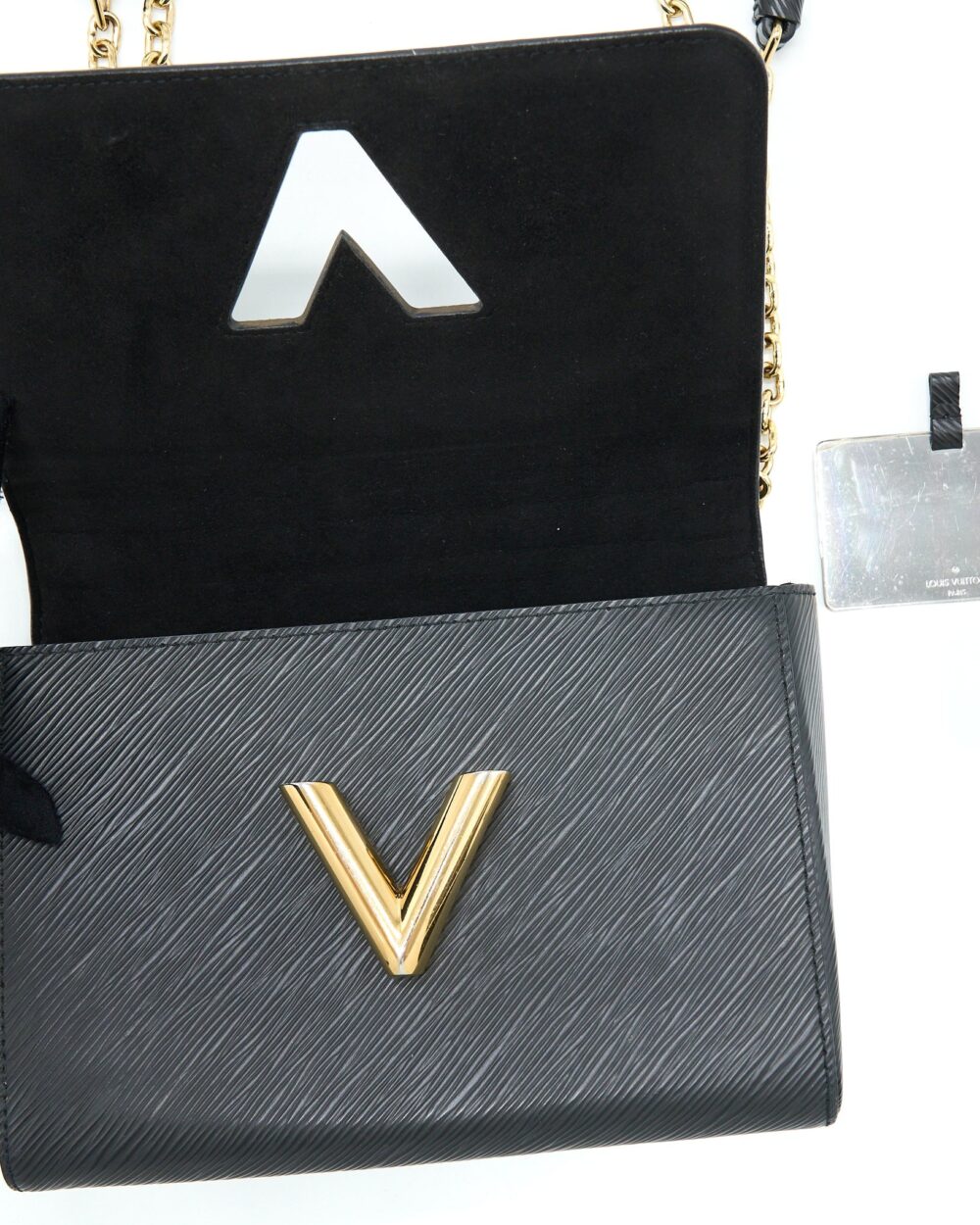 AAA Replica Louis Vuitton LV TWIST MM EPI BLACK GHW