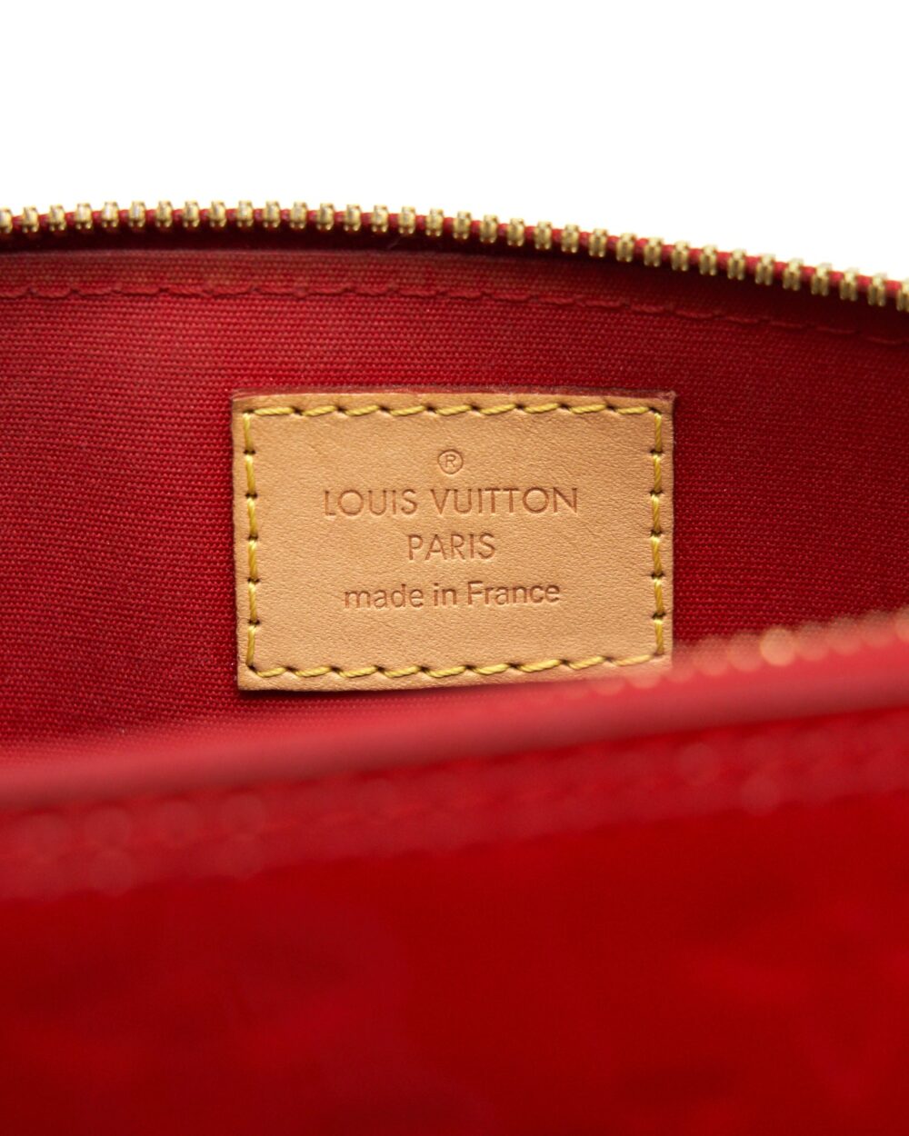 AAA Replica Louis Vuitton LV ALMA BB IN PATENT LEATHER RED