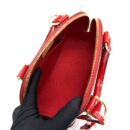 AAA Replica Louis Vuitton LV ALMA BB IN PATENT LEATHER RED