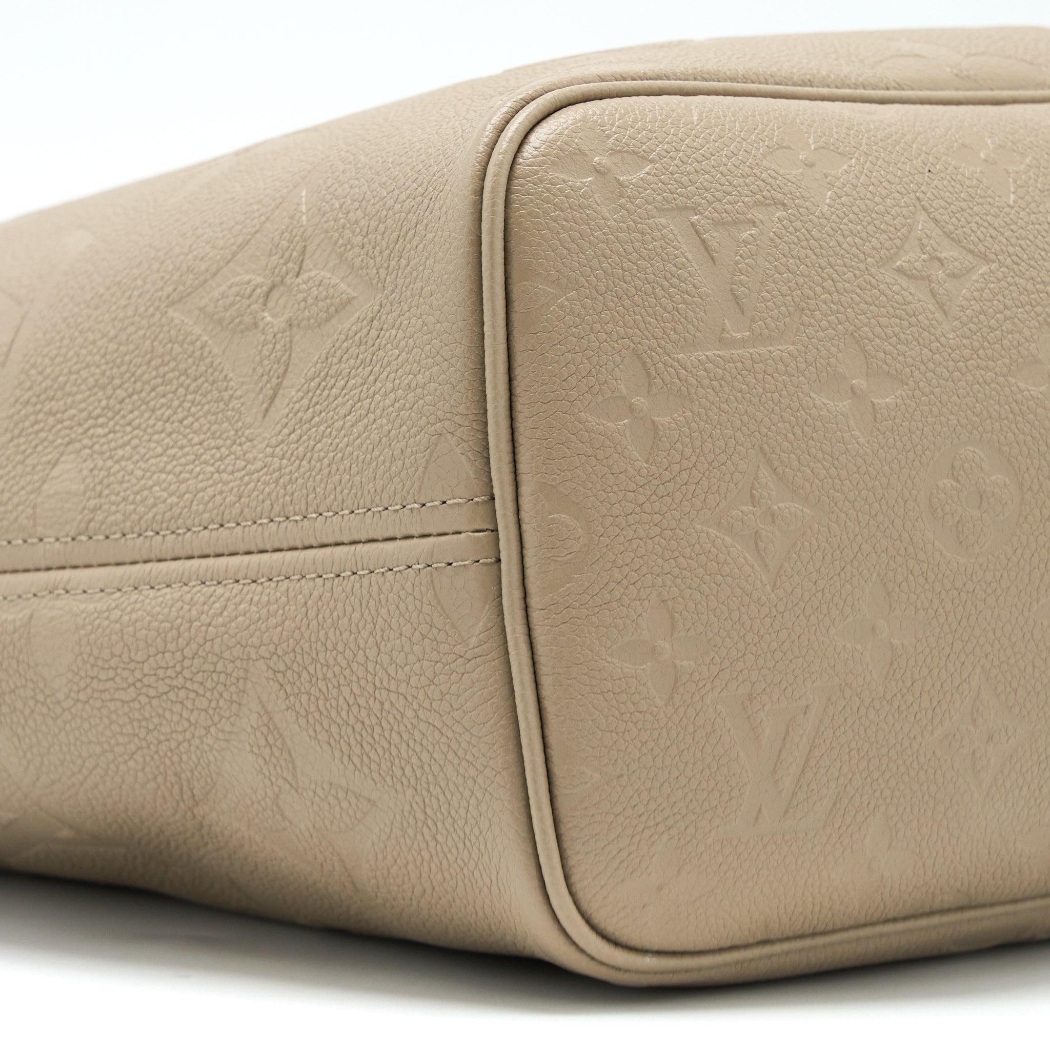 AAA Replica Louis Vuitton LV NEVERFULL MM MONOGRAM EMPREINTE TOURTERELLE GHW (NEW VERSION)