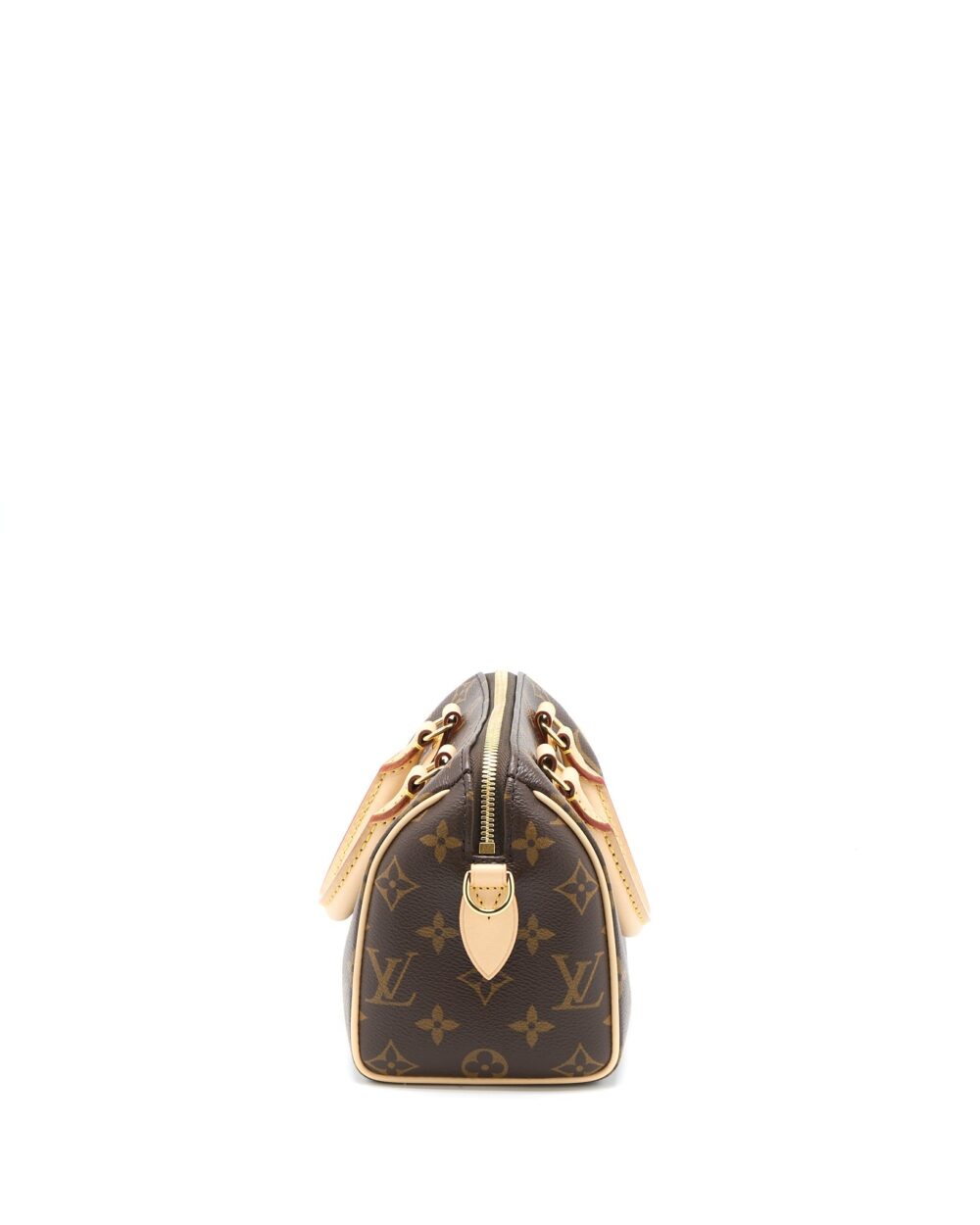 AAA Replica Louis Vuitton LV SPEEDY BANDOULIERE 20 MONOGRAM CANVAS BLACK STRAP GHW (NEW VERSION)