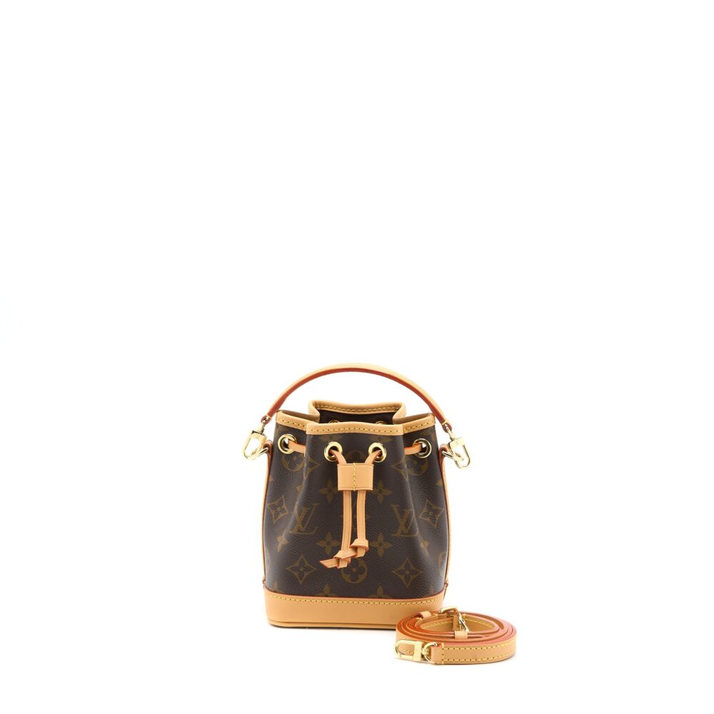 AAA Replica Louis Vuitton LV NANO NOE MONOGRAM CANVAS GHW
