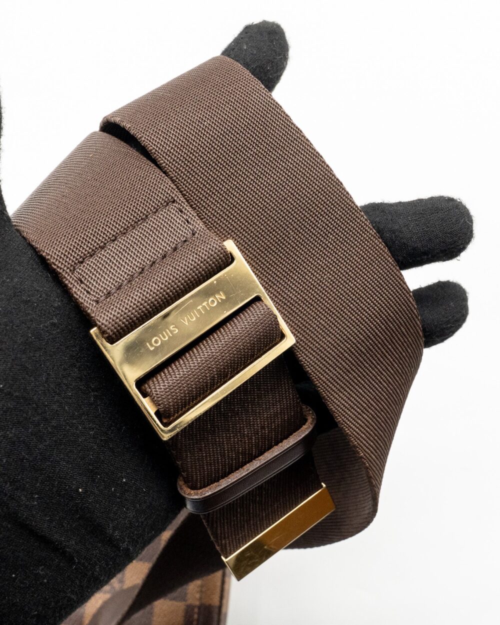 AAA Replica Louis Vuitton LV GERONIMOS BELT BAG DAMIER CANVAS GHW