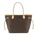 AAA Replica Louis Vuitton LV NEVERFULL MM MONOGRAM CANVAS BEIGE GHW (NEW VERSION)
