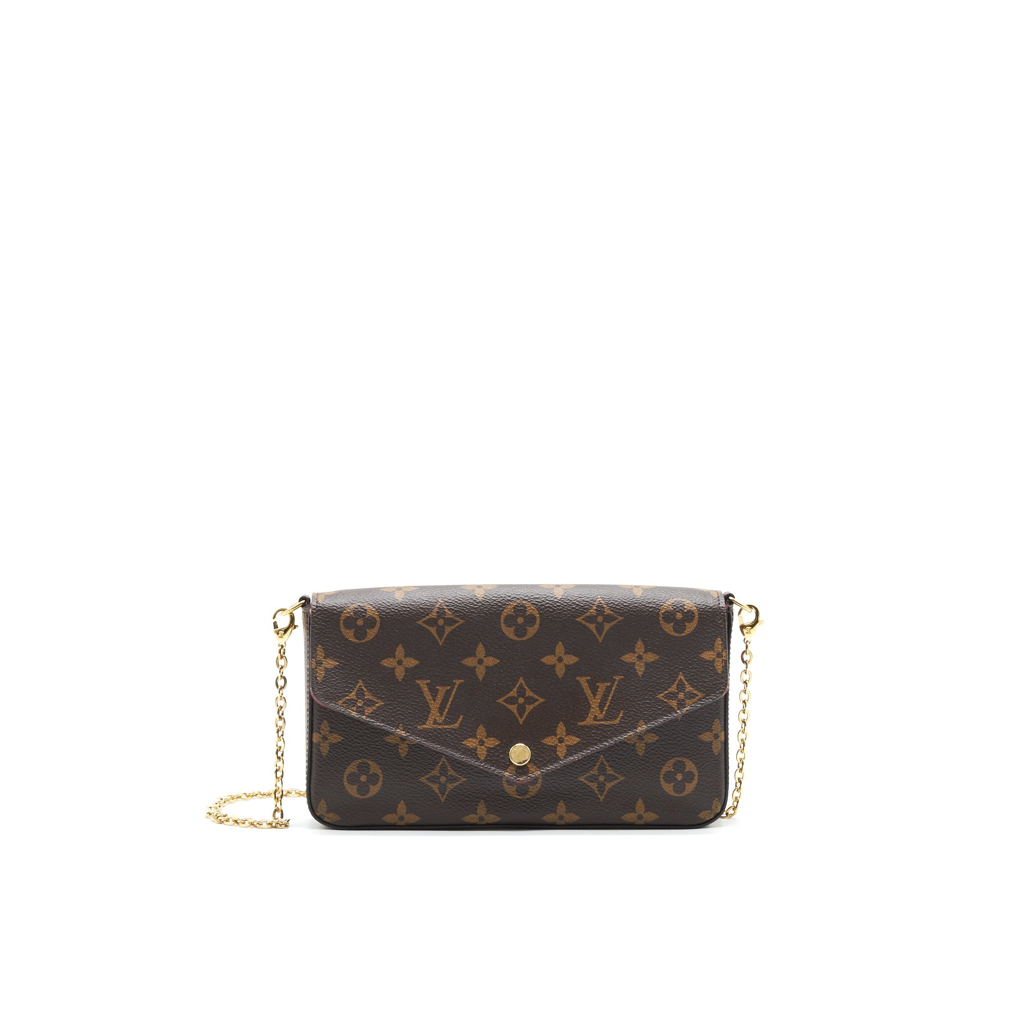 AAA Replica Louis Vuitton LV FELICIE POCHETTE (ZIPPED POCKET LOST)