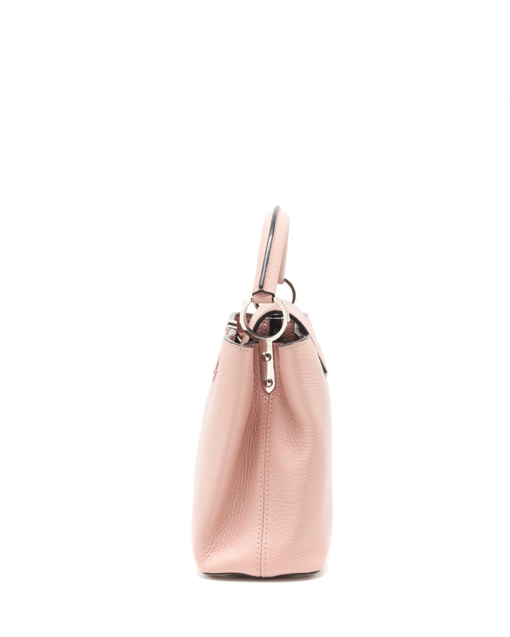 AAA Replica Louis Vuitton LV CAPUCINES BB LIGHT PINK SHW
