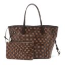 AAA Replica Louis Vuitton LV NEVERFULL MM DAMIER EBENE CANVAS GHW