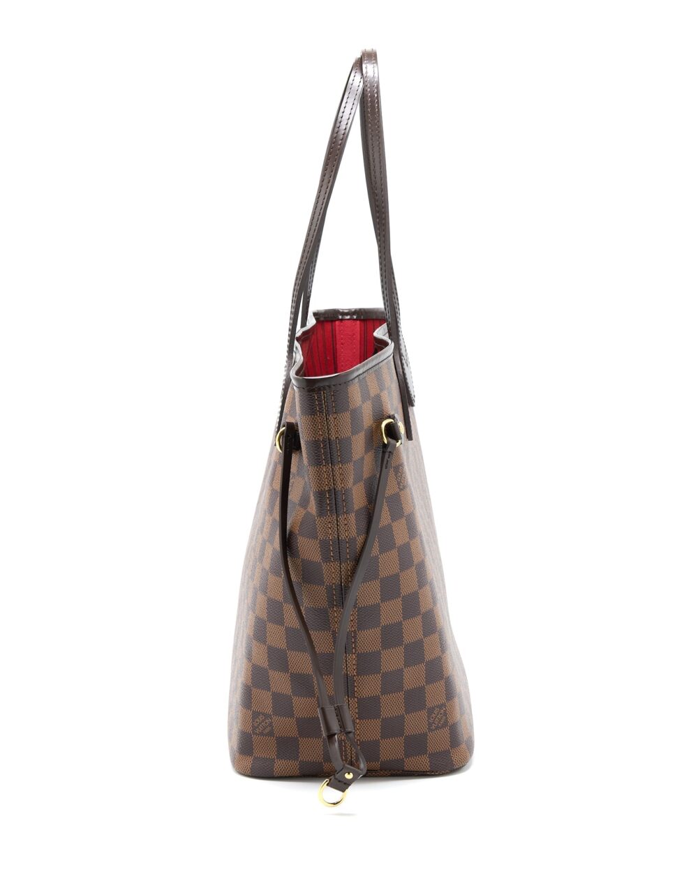 AAA Replica Louis Vuitton LV NEVERFULL MM DAMIER EBENE CANVAS GHW