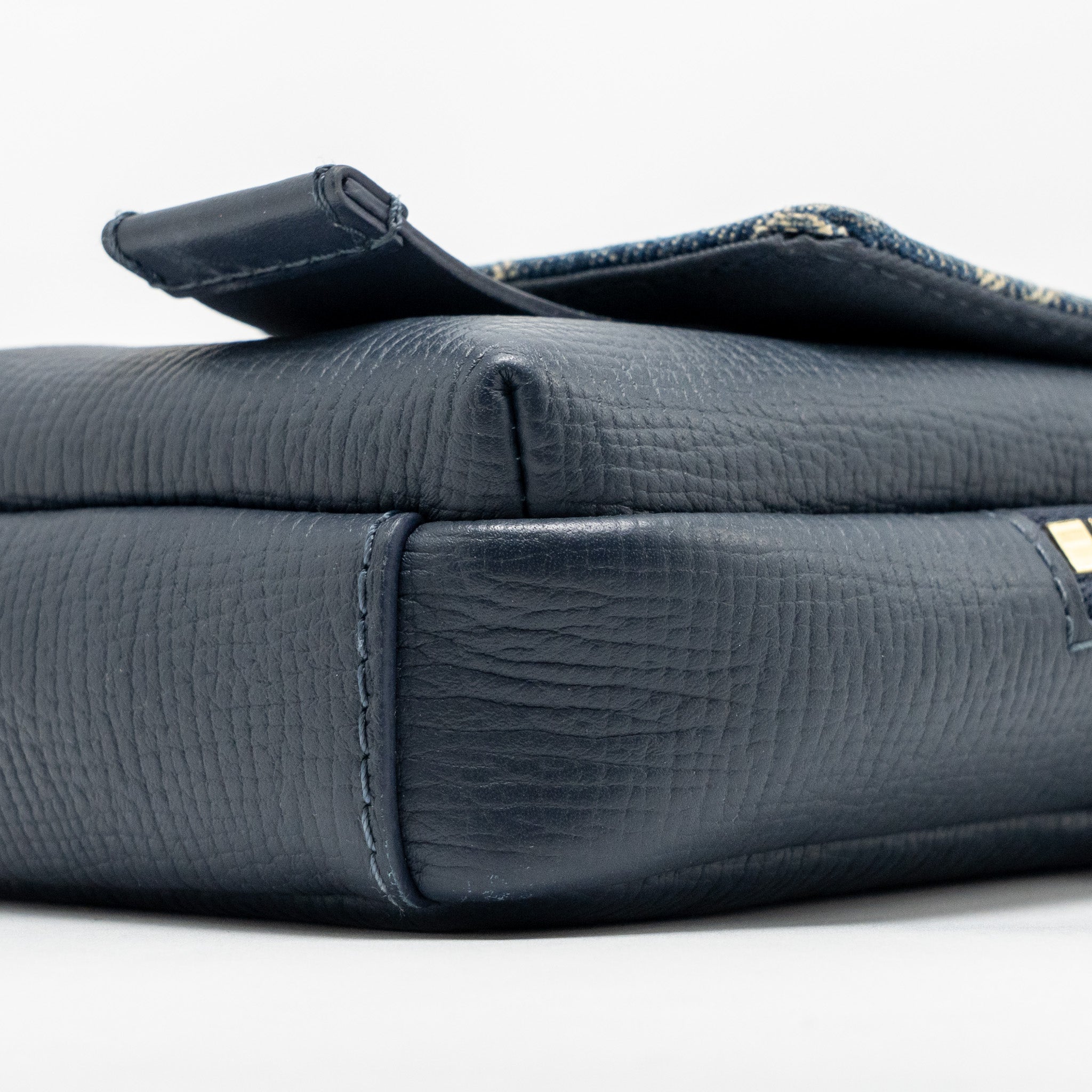 AAA Replica Louis Vuitton LV X NIGO FLAT DOUBLE PHONE POUCH DENIM/CALFSKIN BLUE GHW