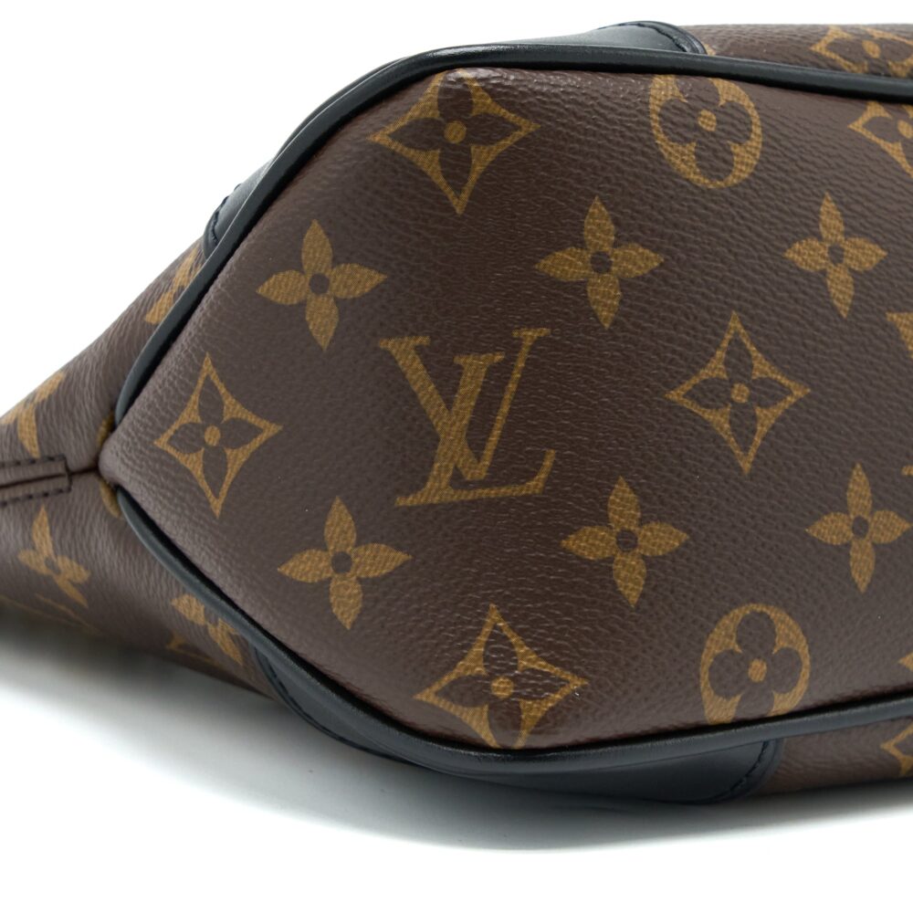AAA Replica Louis Vuitton LV BOULOGNE BAG MONOGRAM CANVAS/BLACK GHW (NEW VERSION)