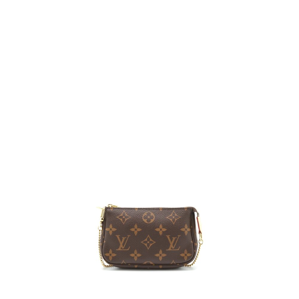 AAA Replica Louis Vuitton LV MINI POCHETTE ACCESSORIES MONOGRAM CANVAS GHW