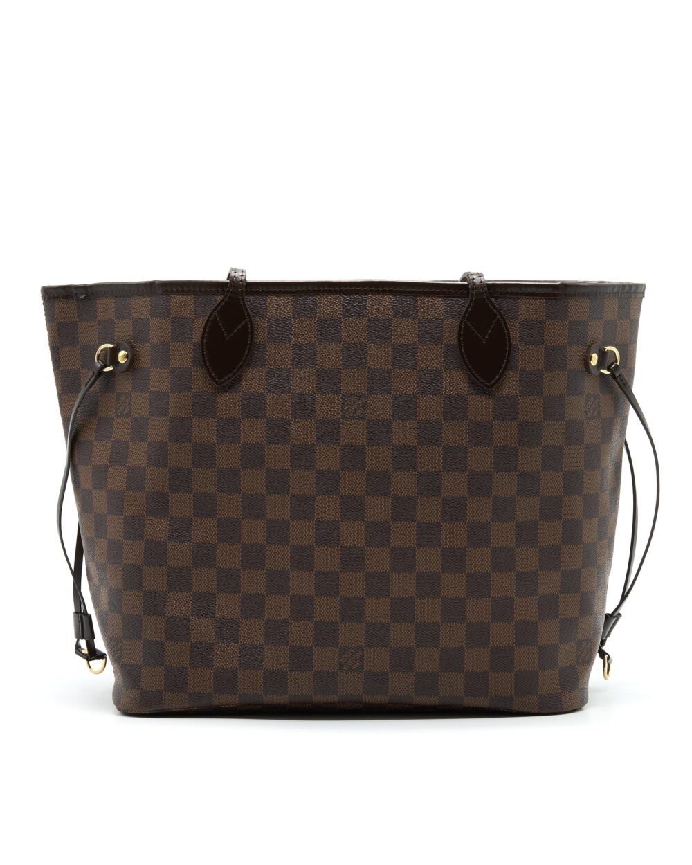 AAA Replica Louis Vuitton LV NEVERFULL MM DAMIER EBENE CANVAS WITHOUT INSIDE POUCH