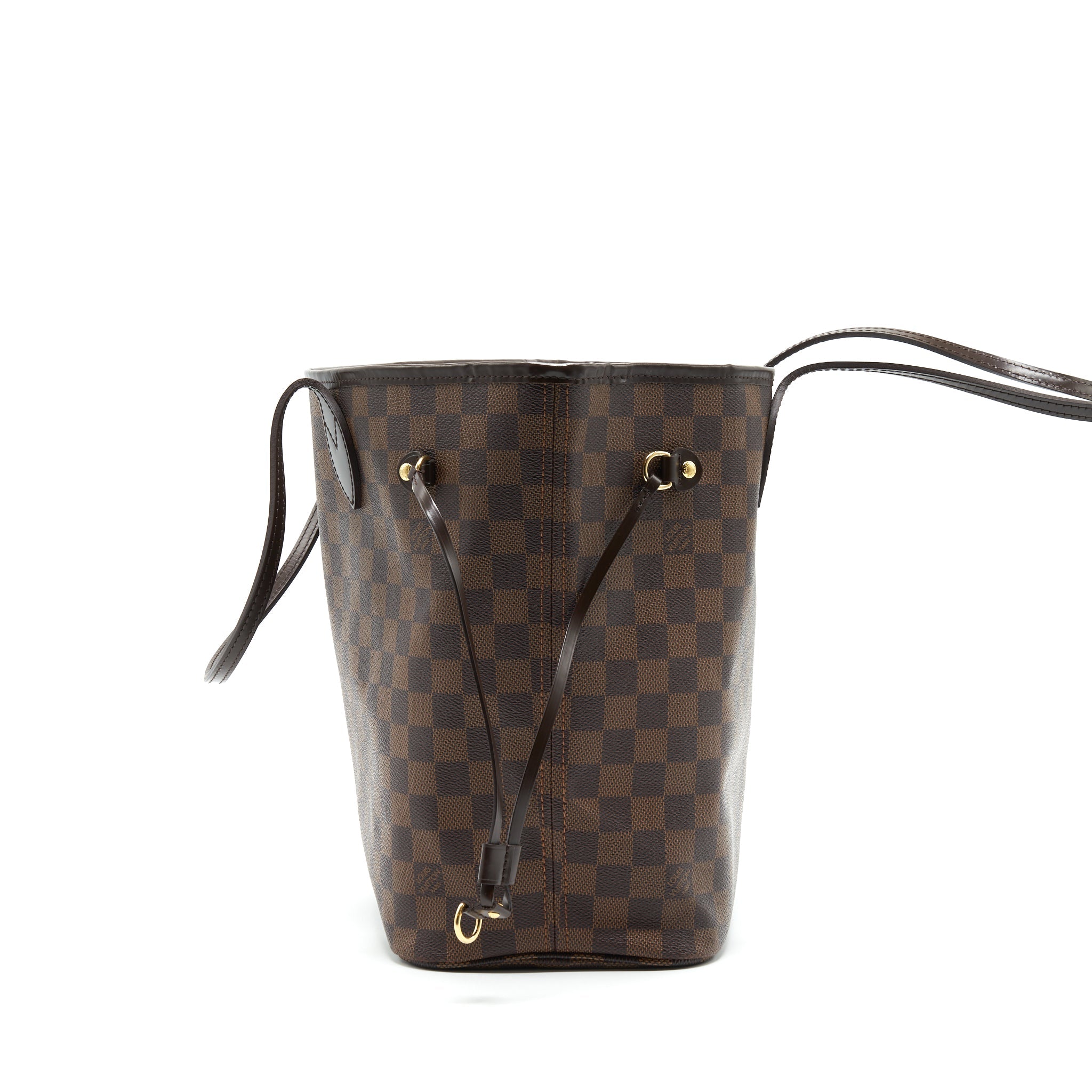 AAA Replica Louis Vuitton LV NEVERFULL MM DAMIER EBENE CANVAS WITHOUT INSIDE POUCH