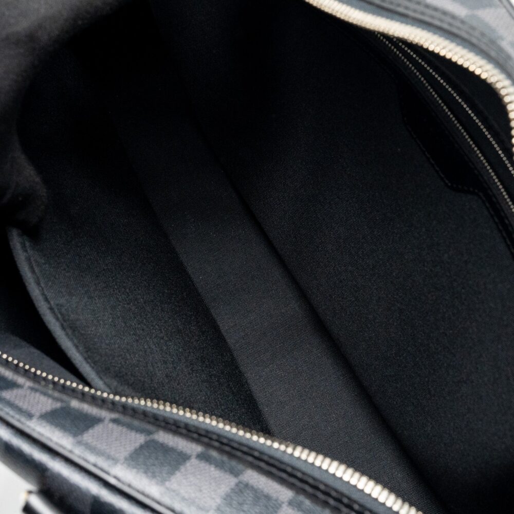 AAA Replica Louis Vuitton LV BRIEFCASE/DOCUMENT BAG DAMIER GRAPHITE CANVAS BLACK SHW