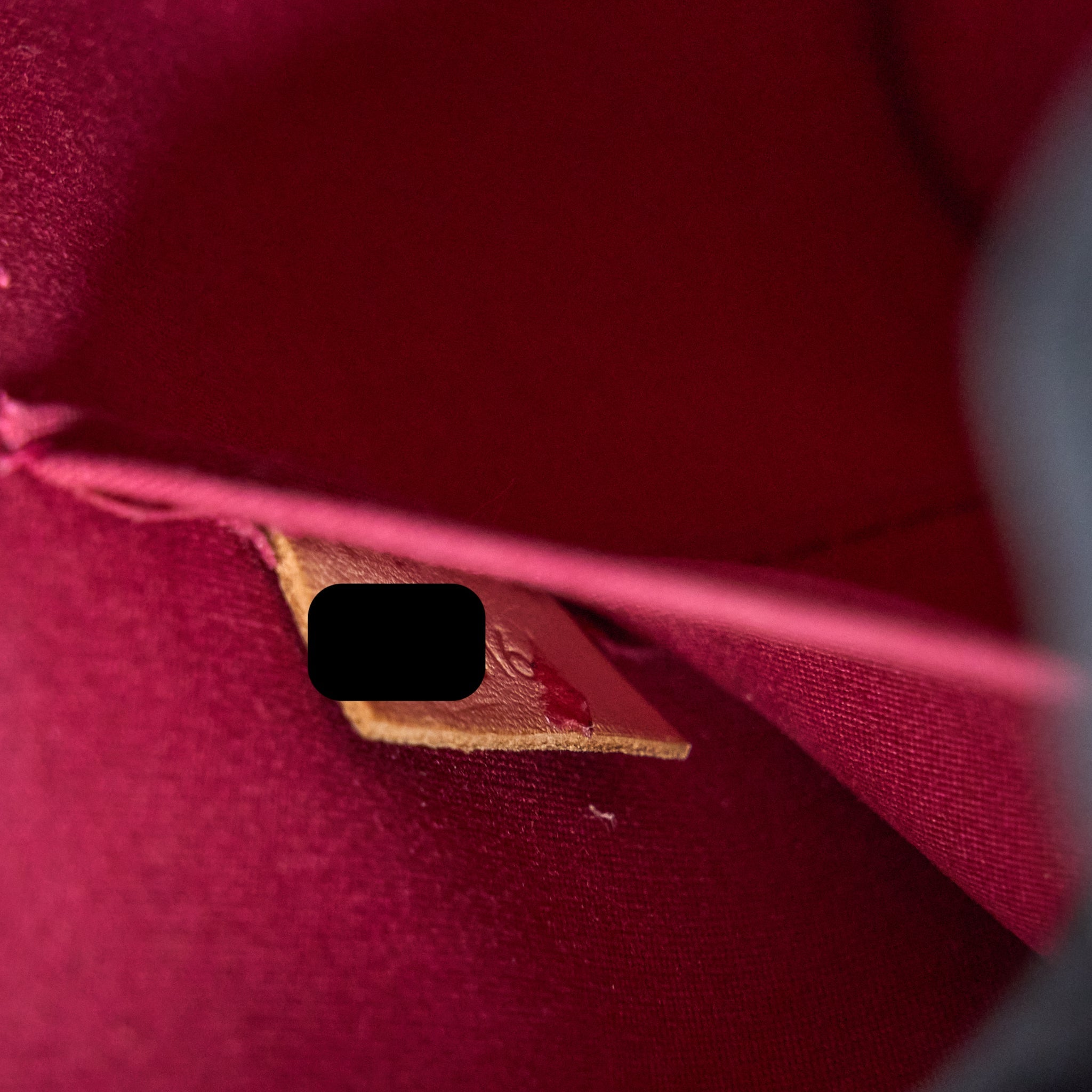 AAA Replica Louis Vuitton LV ALMA BB PATENT DARK PINK GHW