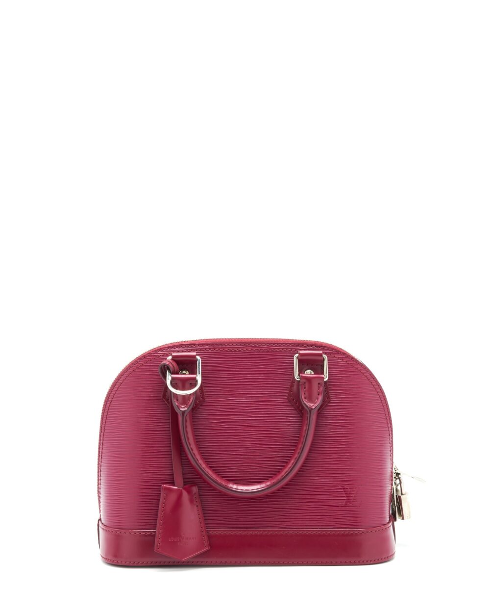 AAA Replica Louis Vuitton LV ALMA BB EPI DARK RED SHW