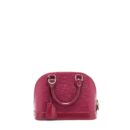 AAA Replica Louis Vuitton LV ALMA BB EPI DARK RED SHW