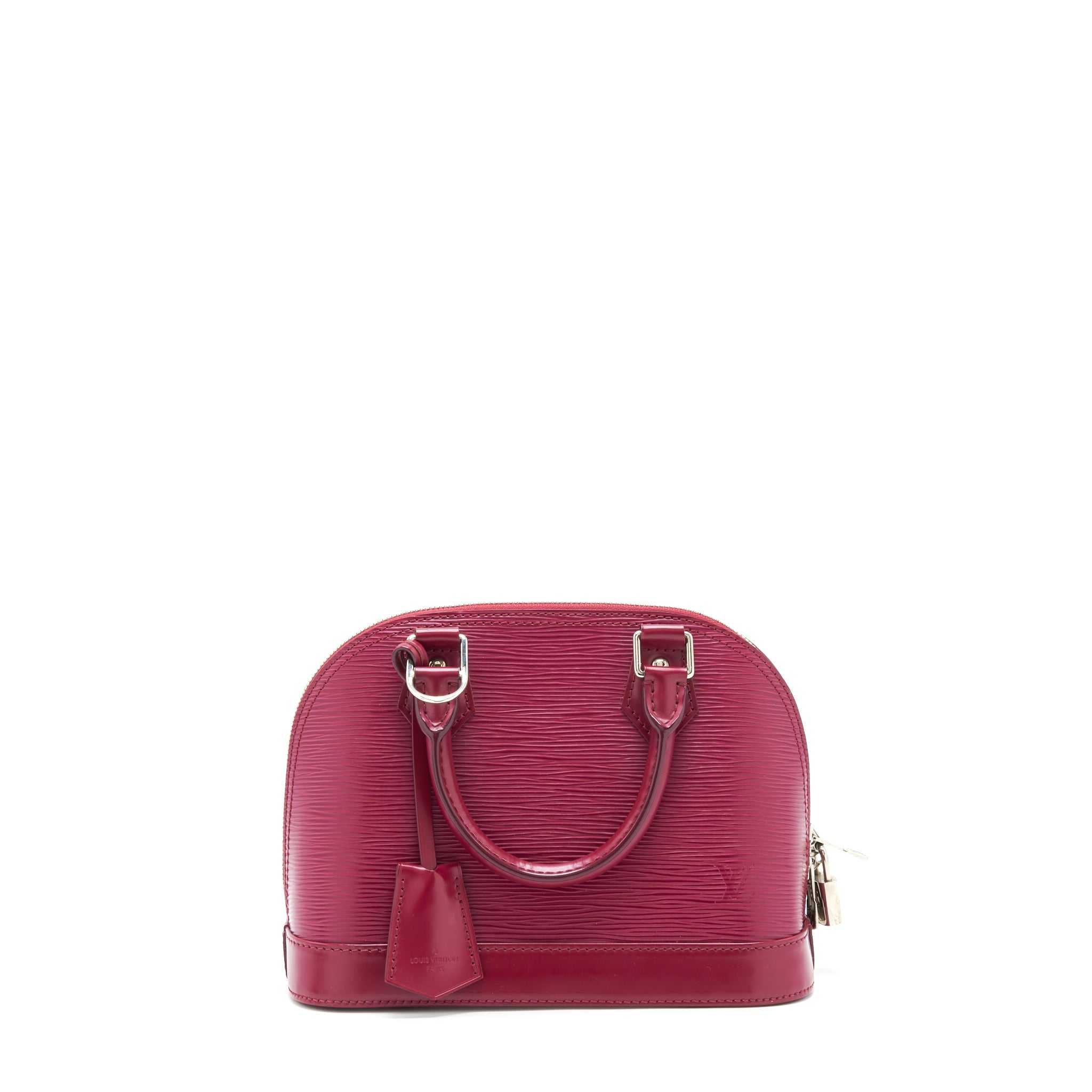 AAA Replica Louis Vuitton LV ALMA BB EPI DARK RED SHW