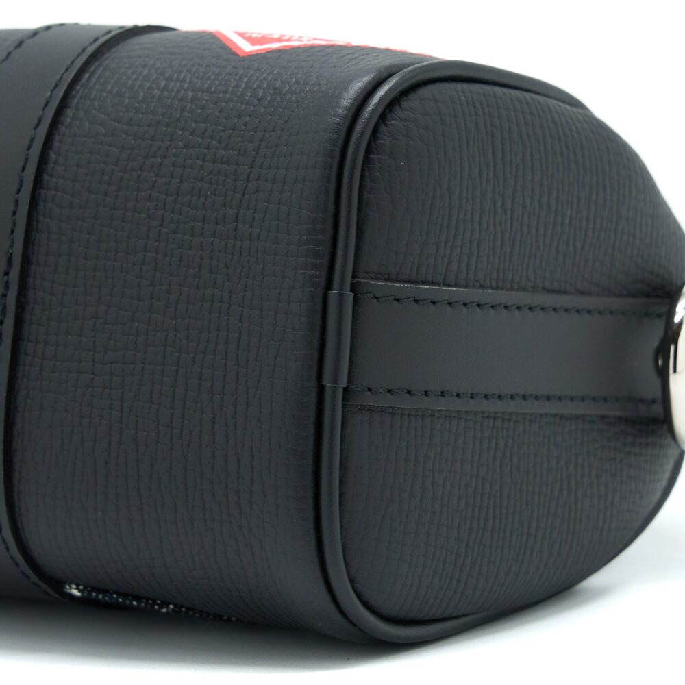 AAA Replica Louis Vuitton LV KEEPALL XS DENIM BLACK/LEATHER SHW