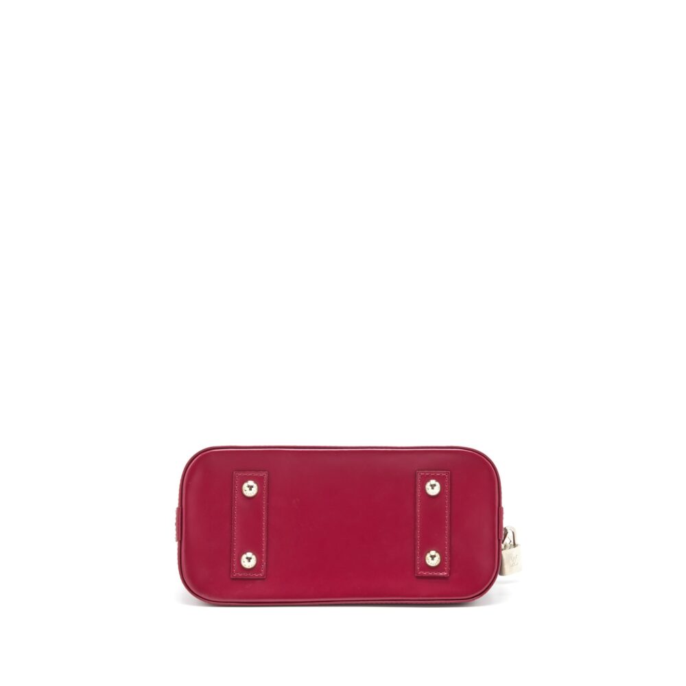 AAA Replica Louis Vuitton LV ALMA BB EPI DARK RED SHW