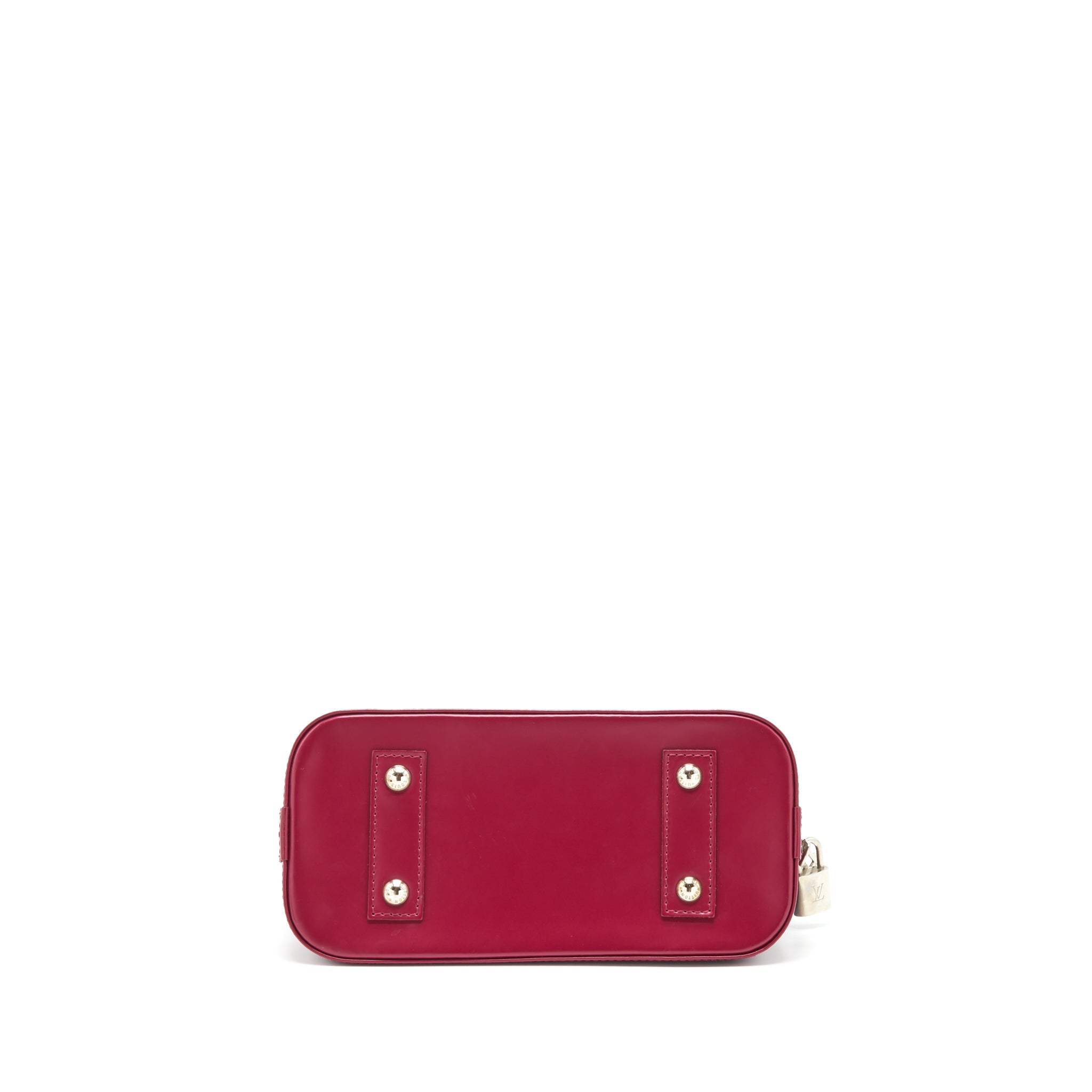 AAA Replica Louis Vuitton LV ALMA BB EPI DARK RED SHW