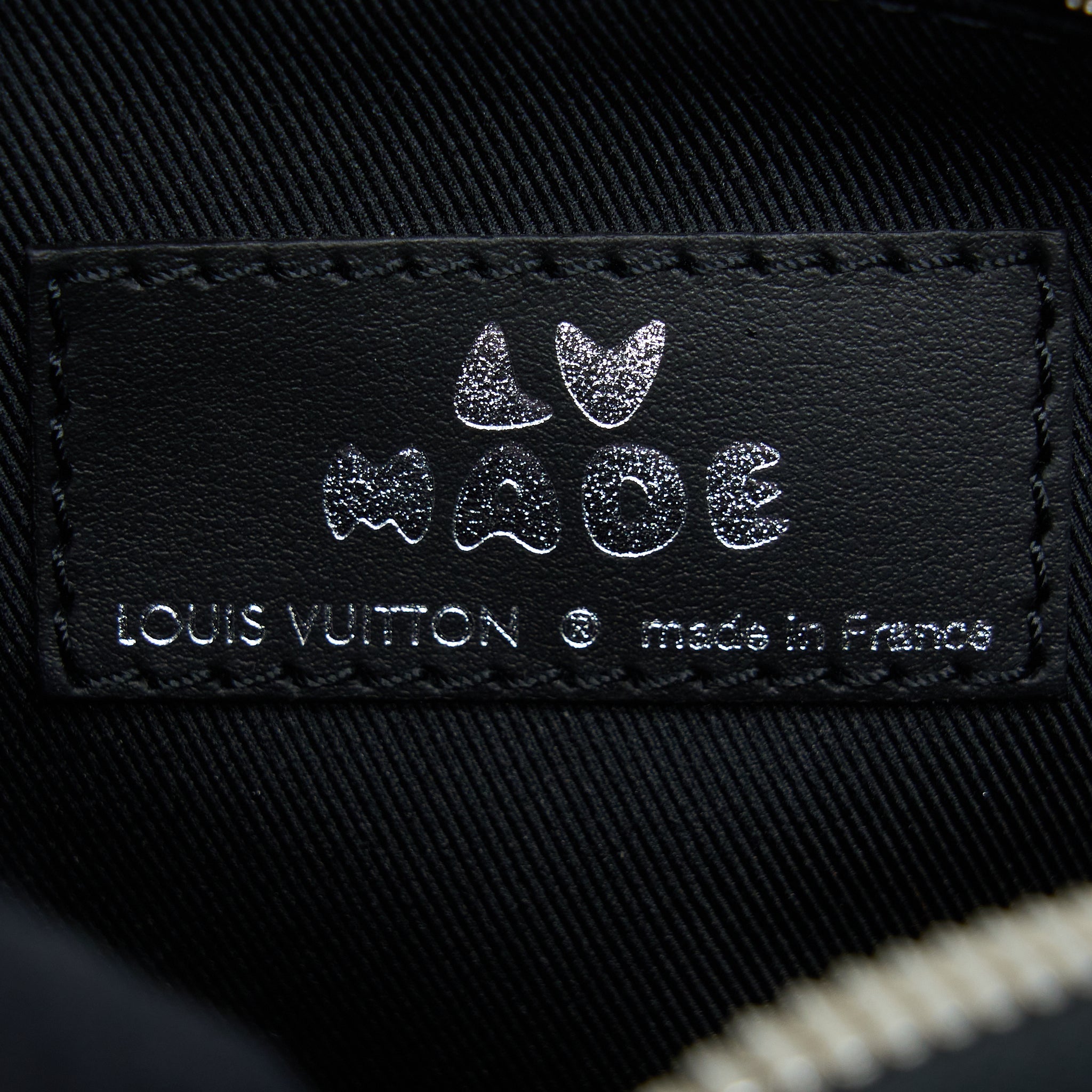 AAA Replica Louis Vuitton LV KEEPALL XS DENIM BLACK/LEATHER SHW