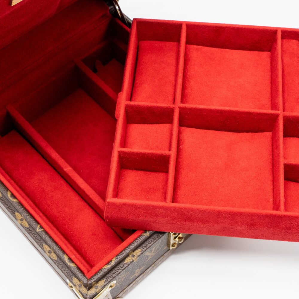 AAA Replica Louis Vuitton LV COFFRET JOAILLERIE MONOGRAM CANVAS ROUGE FUSION
