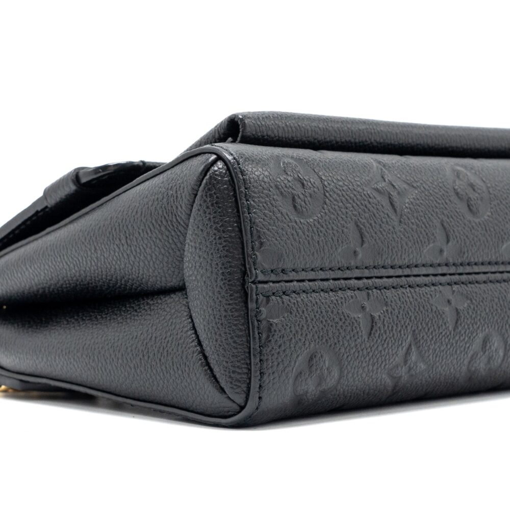 AAA Replica Louis Vuitton LV VAVIN BB MONOGRAM EMPREINTE CALFSKIN BLACK GHW