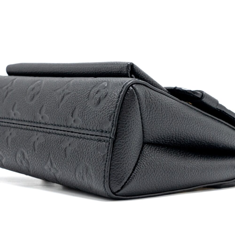 AAA Replica Louis Vuitton LV VAVIN BB MONOGRAM EMPREINTE CALFSKIN BLACK GHW