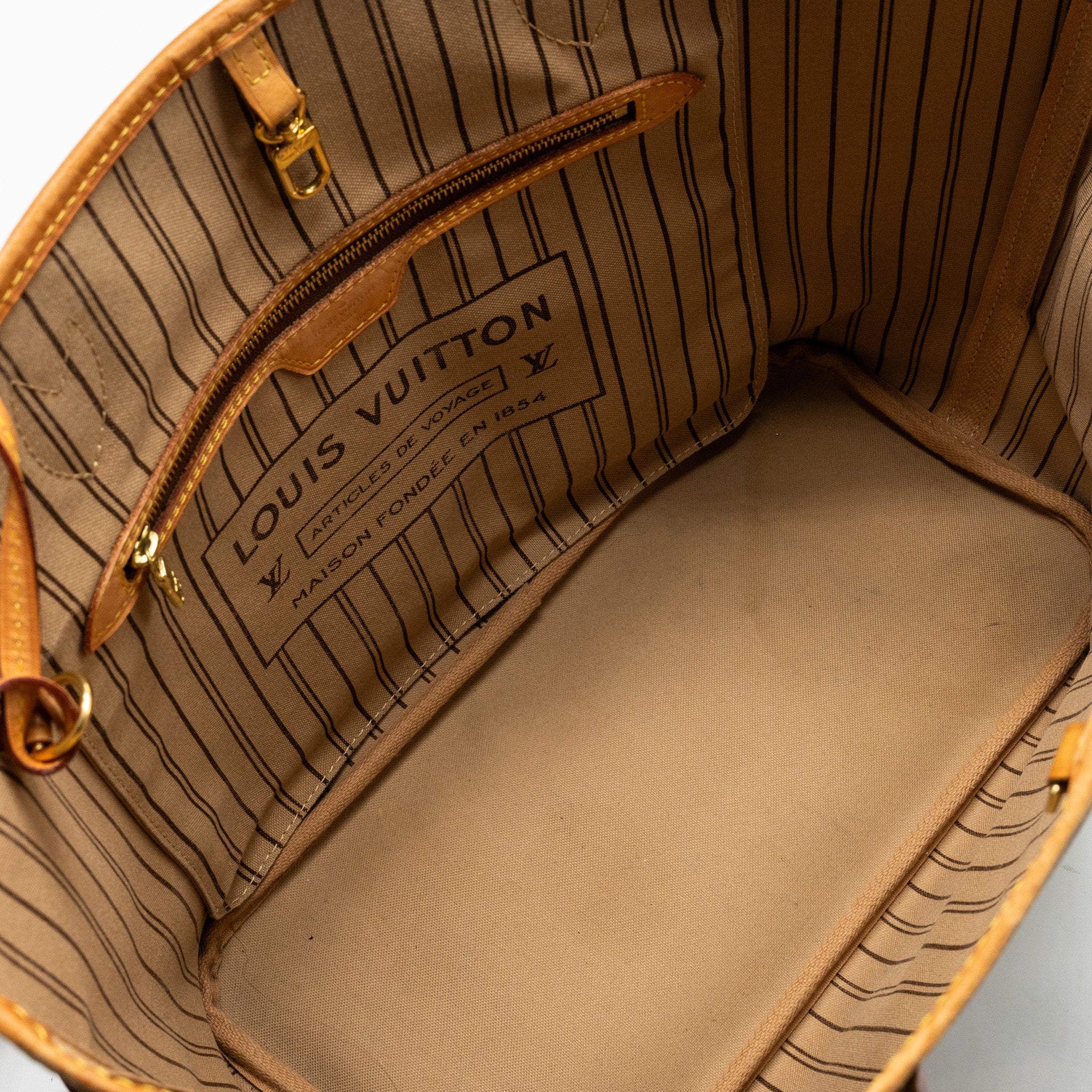 AAA Replica Louis Vuitton LV NEVERFULL MM MONOGRAM CANVAS GHW