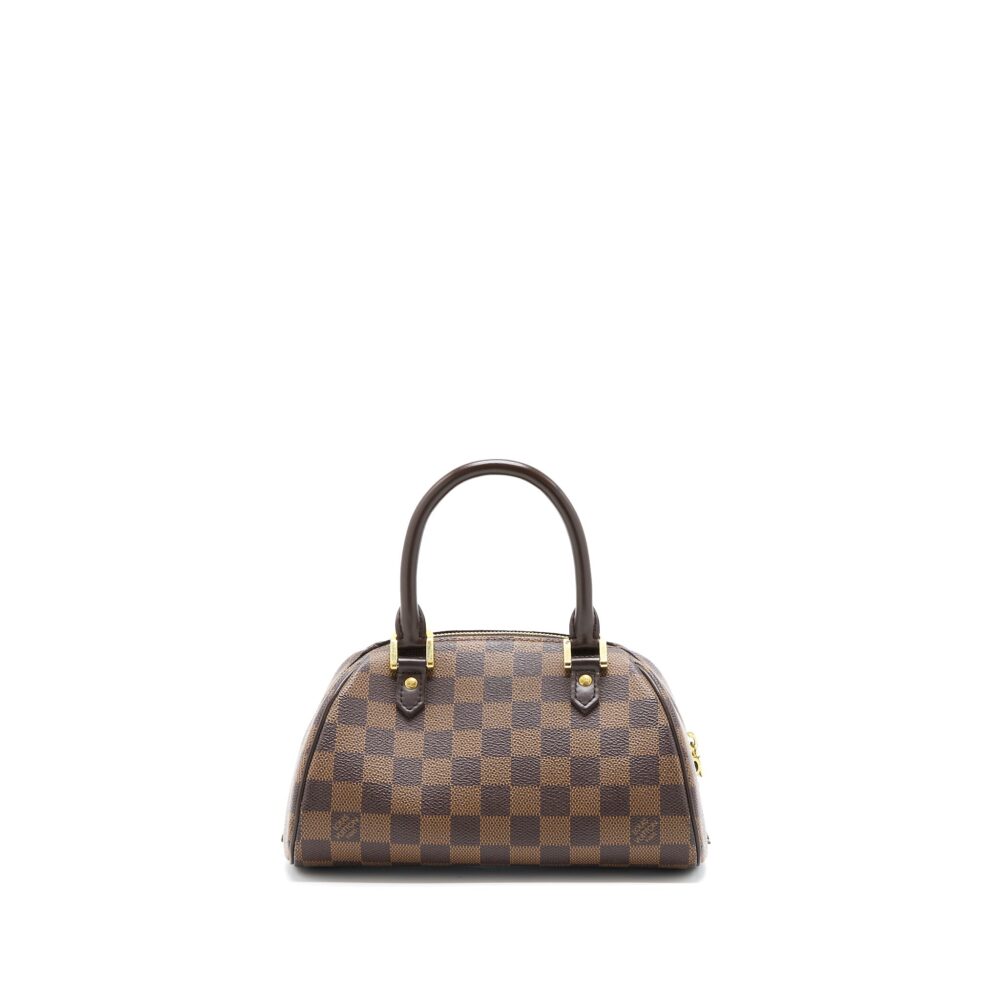 AAA Replica Louis Vuitton LV RIBERA MINI DAMIER EBENE CANVAS GHW