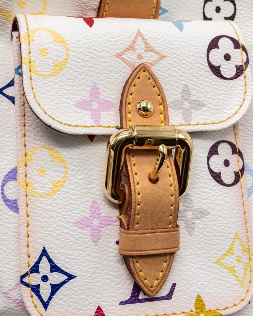 AAA Replica Louis Vuitton LV VINTAGE PETIT NOE SHOULDER BAG MULTICOLOUR MONOGRAM CANVAS WHITE GHW
