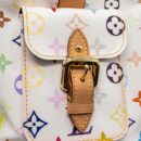 AAA Replica Louis Vuitton LV VINTAGE PETIT NOE SHOULDER BAG MULTICOLOUR MONOGRAM CANVAS WHITE GHW
