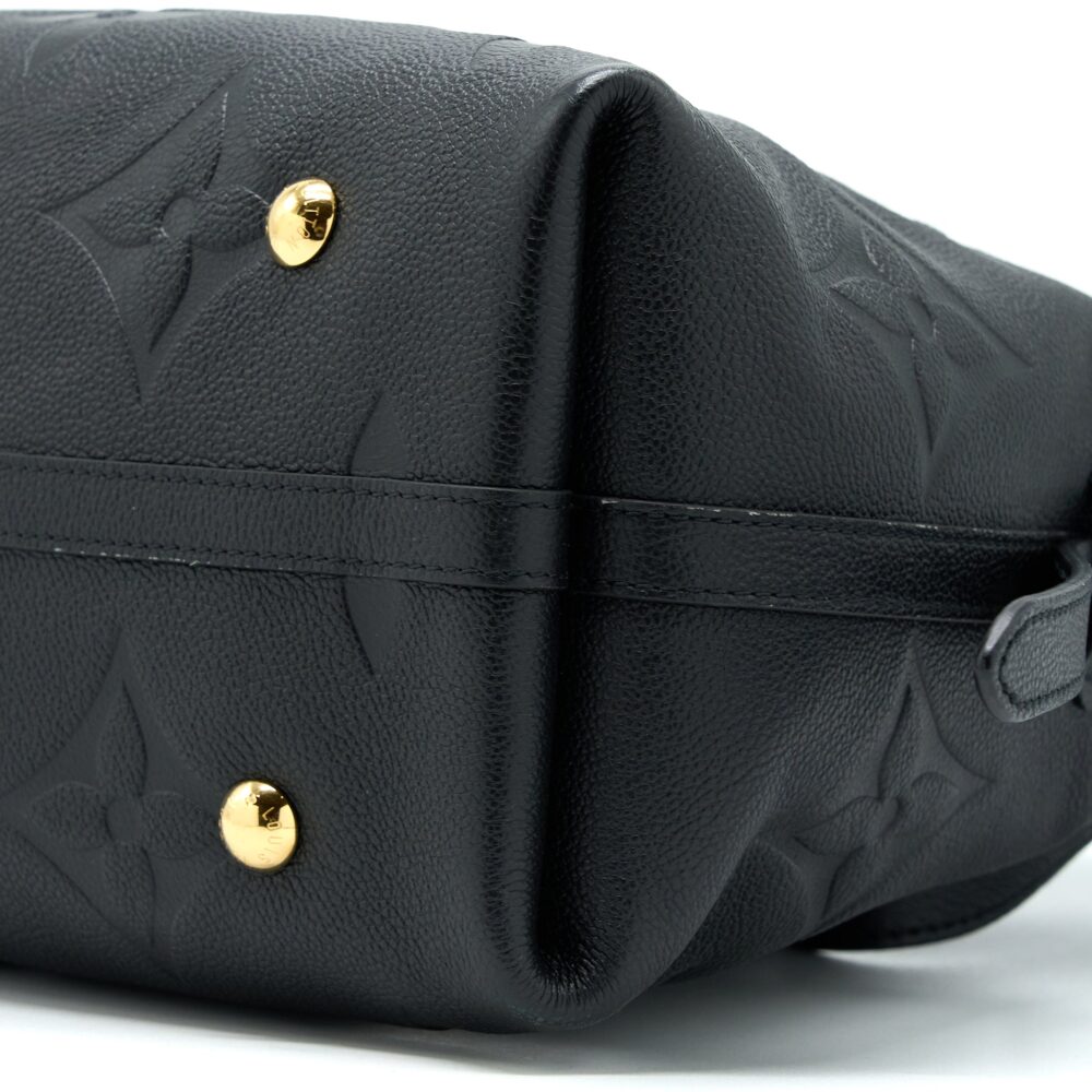 AAA Replica Louis Vuitton LV CARRYALL MM EMPREINTE BLACK GHW (NEW VERSION)