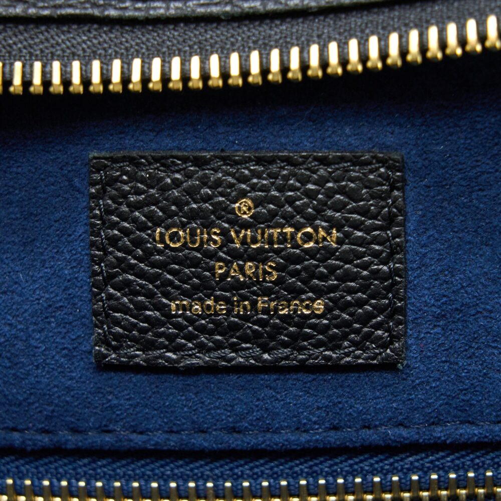 AAA Replica Louis Vuitton LV CARRYALL MM EMPREINTE BLACK GHW (NEW VERSION)