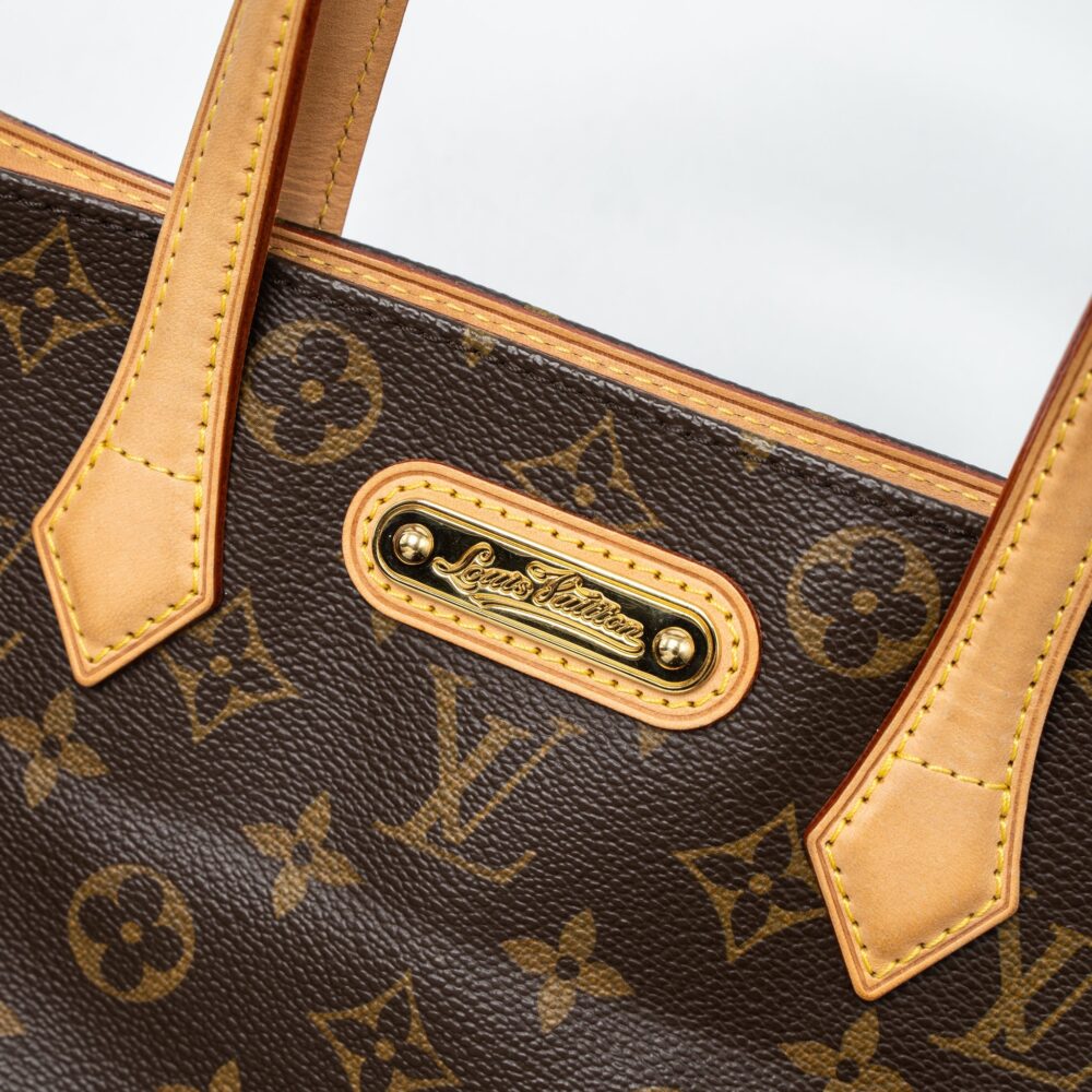 AAA Replica Louis Vuitton LV WILSHIRE PM TOTE BAG MONOGRAM CANVAS GHW